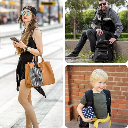 Freezable Lunch Bag,Freezable Snack Bag,Mini Cooler Bag for Travel/Work/School,Small Insulated Bag,Small Cooler Lunch Box with Ice Packs,Insulated Snack Bag,Freezable Snack Box with Handle Buckle