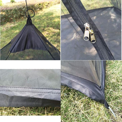 Mosquito Net for Camping Bed Compact and Ultra-Light for Travel Outdoor Netting Cover Lightweight Mesh (Green)