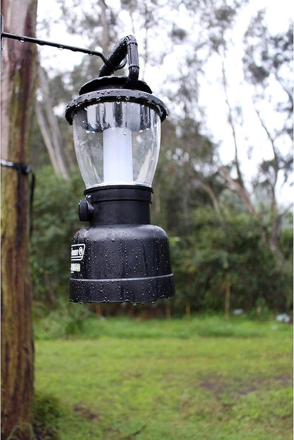 Coleman Rugged Rechargeable 700L LED Lantern, Water & Impact-Resistant Rechargeable Lantern with USB Charging Port, Carry Handle, & 2 Light Modes; Lifetime LEDs Never Need Replacing
