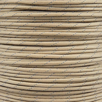 Reflective 550lb Paracord – 7 Strand Type III Nylon Parachute Cord for Hiking, Camping, and Fishing – 30+ Colors and 6 Length Options