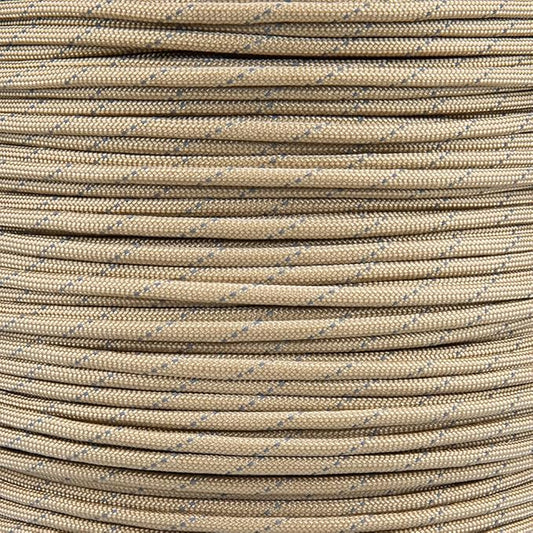 Reflective 550lb Paracord – 7 Strand Type III Nylon Parachute Cord for Hiking, Camping, and Fishing – 30+ Colors and 6 Length Options