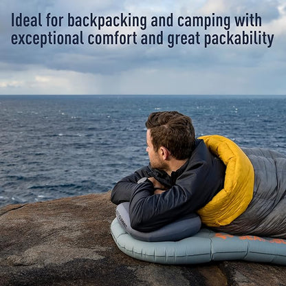 Sea to Summit Aeros Premium Inflatable Travel Pillow, Regular (13.4 x 9.4), Lime