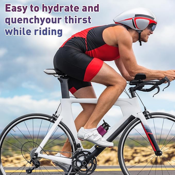 10 Pcs Reusable Aluminum Water Bottles Bulk Multicolor Outdoor Sports Water Bottles for Travel Gym Cycling Camping, Snap Lid