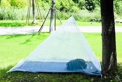 No-See-Ums Camping Mosquito Net Bed Compact and Ultra-Light for Travel，Finest Holes Mesh 2000 Noseeum Netting for Camping and Hiking, Without Sleeping Mat