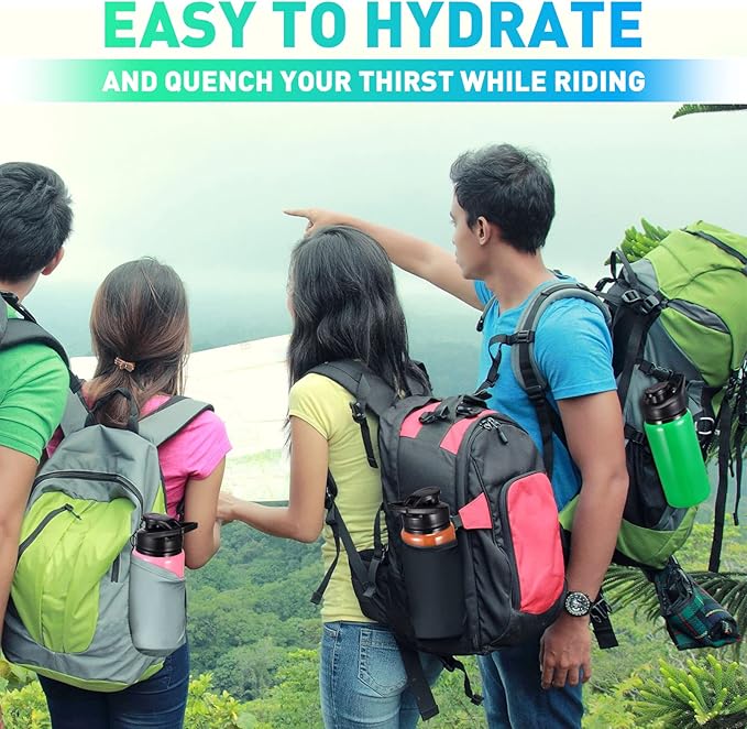 10 Pcs Reusable Aluminum Water Bottles Bulk Multicolor Outdoor Sports Water Bottles for Travel Gym Cycling Camping, Snap Lid