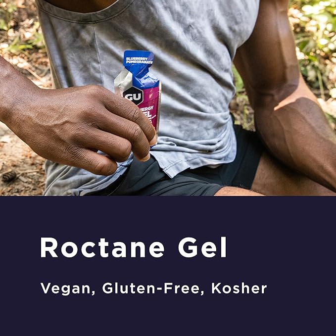 Gu Energy Roctane Ultra Endurance Mixed Pack Energy Gel, On-The-Go Sports Nutrition for Running, Biking, Hiking or Skiing, Fruity Assorted Flavors, 24-Count