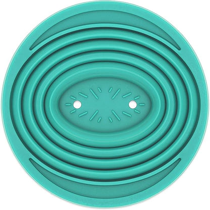 COLETTI Sierra Pour Over Coffee Dripper — Collapsible Pour Over Coffee Dripper — Includes Pack of Paper Filters [Teal, Pack of 1]