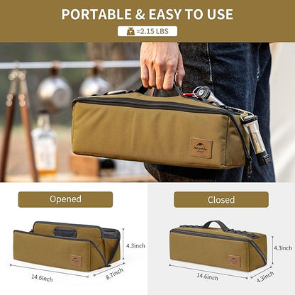 Naturehike Folding Tool Bag, Multifunctional Tool Storage Bag, Zippered Duffel Bag, Water Repellent Tool Origanizer
