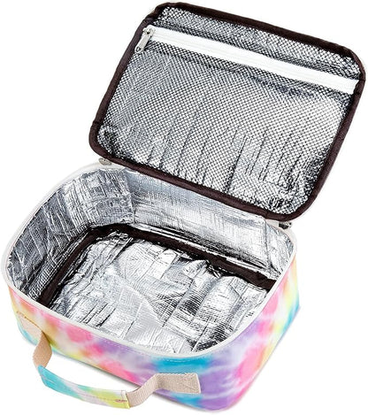 Kids Lunch Box Boys Girls Insulated Lunch Cooler Bag Reusable Lunch Tote Kit for School Travel (094 Tie Dye)
