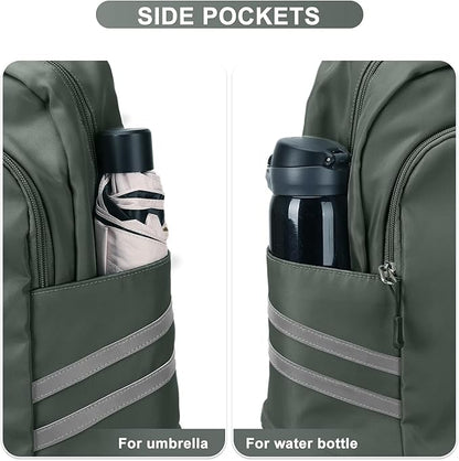 coofay Small Gym Backpack for Women Waterproof Backpack with Shoe Compartment Lightweight Travel Backpack Sports Backpack Large Gym Bag