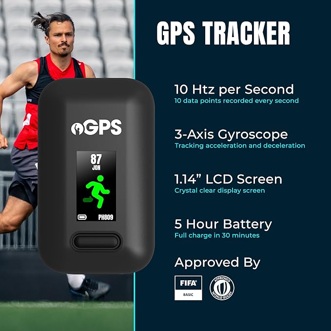 PitcheroGPS Soccer Player Tracker Bundle – (Adult Medium) | GPS Sports Vest Includes 12-Month Subscription | Soccer Training Equipment for Performance & Fitness Tracking