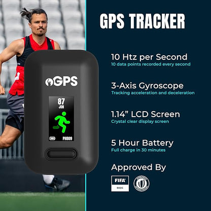 PitcheroGPS Soccer Player Tracker Bundle – (Youth Small) | GPS Sports Vest with 12-Month Subscription | Soccer Training Equipment for Performance & Fitness Tracking