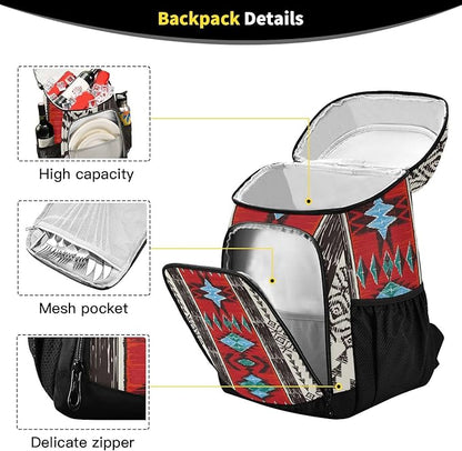 Cooler Backpack Insulated Leak Proof Beach Cooler Bag 30 Cans Waterproof Lightweight Soft Lunch Picnic Cooler for Men Women