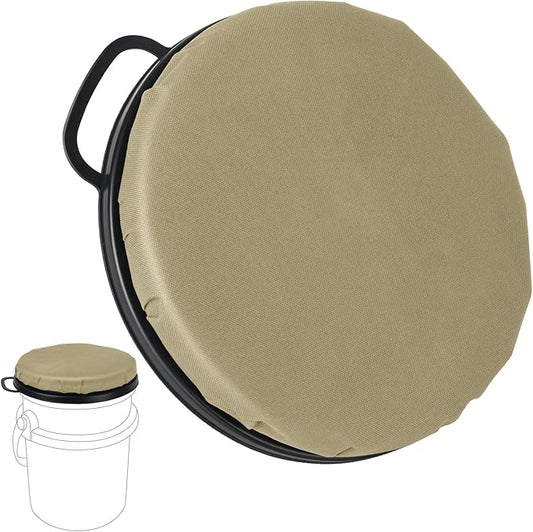YETI 5 Gallon Bucket Seat - 360-Degree Swivel Lid, Cushion for Fishing, Hunting, Camping