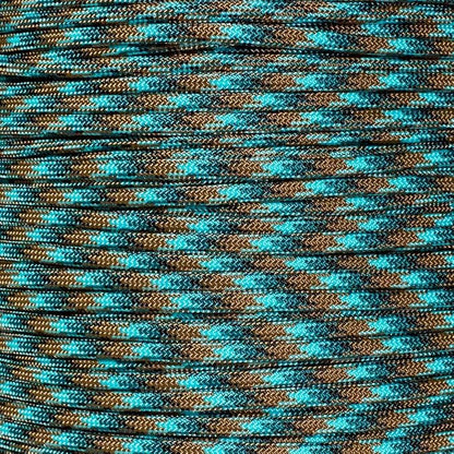 Paracord Planet 550lb Paracord with Line Winder Organizer 100 ft (Undersea)