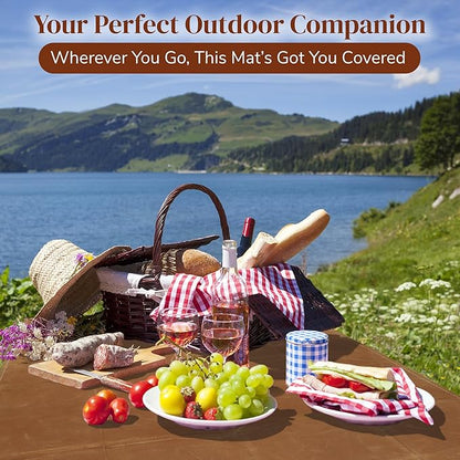 MonsterMat Waxed Cotton Canvas Mat All-in-One Solution for Protecting Surfaces & Enhancing Creative Experiences - Multi-Functional Mat & Waterproof Canvas Mat - Perfect for Indoor & Outdoor use