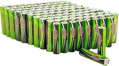 Interstate Batteries AAA Alkaline Battery (100 Pack) All-Purpose 1.5V High Performance Batteries - Workaholic (DRY7003)