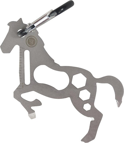 UST Tool-a-Long Multi-Tool Carabiners with Durable, Compact Stainless Steel Construction for Hiking, Kayaking, Camping, Travel and Outdoor Survival
