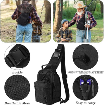 Sosation 482 Pcs Fishing Gear Equipment Kit, Backpack and Tackle Box with Tackle Included, Lures, Hooks, Sinkers Tools Accessories Kit Fishing Gifts for Men