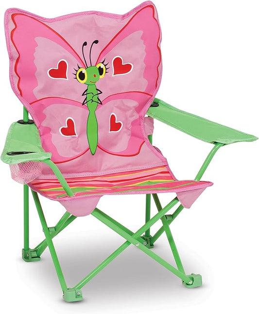Melissa & Doug Bella Butterfly Child's Outdoor Chair (Frustration-Free Packaging)