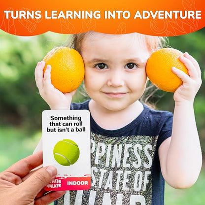 QUOKKA Scavenger Hunt for Kids Ages 4-8 - 200 New Indoor Outdoor Activities for Kids Ages 6-8 - Camping Backyard Outdoor Games for 3-6 Year Olds - Pocket Travel Toys for Boys Girls and Family