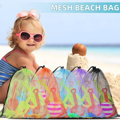 100PCS Drawstring Laundry Bags - Multicolor Nylon Mesh Gym, Travel, Beach & Storage Bags with Locking Closure for College, Gym, Yoga, Sport