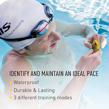 FINIS Tempo Trainer Pro - Waterproof Audible Swim Metronome - Adjustable Stroke Tempo - 3 Training Modes