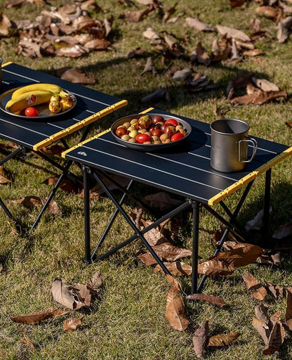 iClimb Ultralight Compact Camping Folding Table with Carry Bag (Reinforced Green - S)