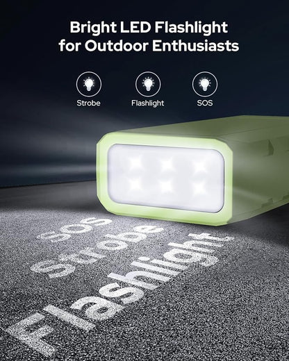 Apowking Power Bank with AC Outlet,65W Portable Laptop Battery Bank Fast Charging,88.8Wh/24000mah Power Station for Outdoor Camping PowerBank Travel Home Power Backup