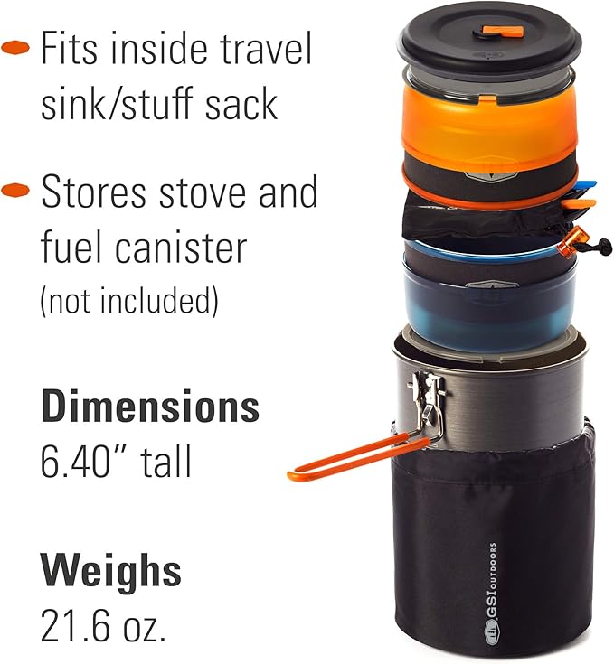 GSI Outdoors, Pinnacle Dualist II Camping Cook Set