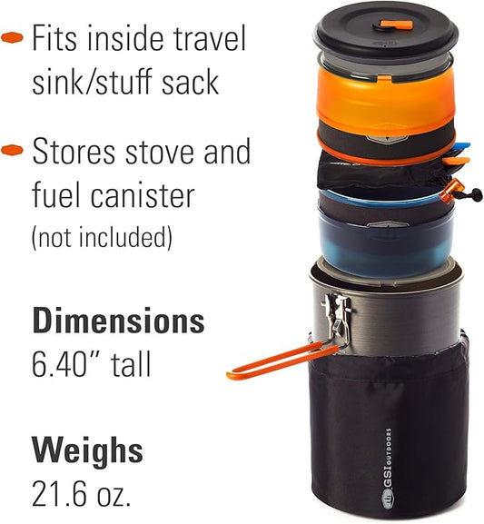 GSI Outdoors, Pinnacle Dualist II Camping Cook Set