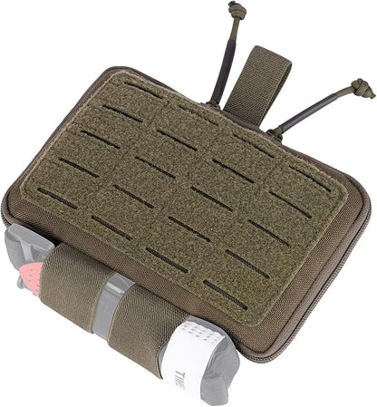 Medical Pouch for Tactical/Duty Belt MOLLE Vest/Pack EMT First Aid Pouch IFAK Utility Pouch Trauma Kit Organizer w/Tourniquet Holder