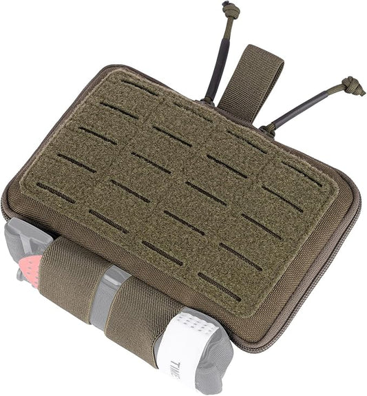 Medical Pouch for Tactical/Duty Belt MOLLE Vest/Pack EMT First Aid Pouch IFAK Utility Pouch Trauma Kit Organizer w/Tourniquet Holder