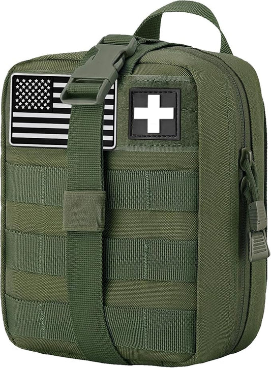 Molle First Aid Pouch Empty Medical Bag IFAK Tactical Rip-Away Pouches Small Bug Out Bags Trauma Medic Bag