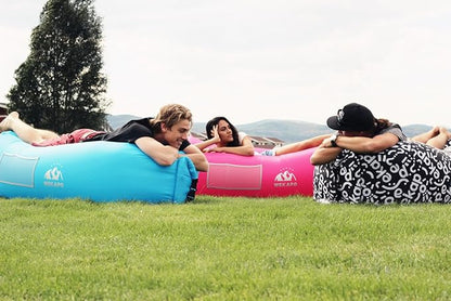 WEKAPO Inflatable Lounger Air Sofa Hammock-Portable,Water Proof& Anti-Air Leaking Design-Ideal Couch for Backyard Beach Traveling Camping Picnics & Music Festivals