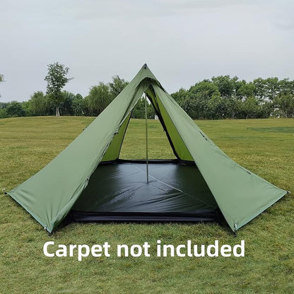 Longeek 2-4 Person Camping Tent 4 Seasons Backpacking Ultralight Easy Up Hot Teepee