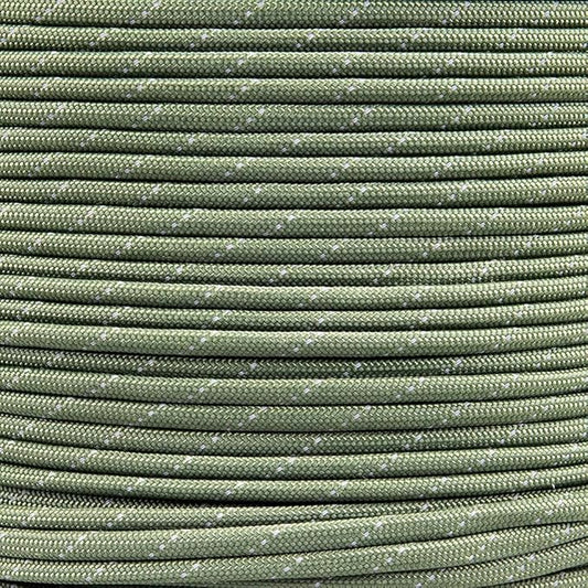 Reflective 550lb Paracord – 7 Strand Type III Nylon Parachute Cord for Hiking, Camping, and Fishing – 30+ Colors and 6 Length Options