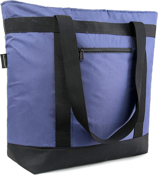 BeeGreen Insulated Cooler Bag Leakproof Freezer Shopping Tote for Groceries Thermal Food Delivery Bag