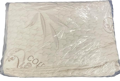 FoamRush 6-Inch Truck (32" x 29") Soft, Fitted, Zippered Mattress Cover Replacement, Premium Cotton, Waterproof, Non Skid Bottom, Mattress Pad Cover, Mattress Not Included