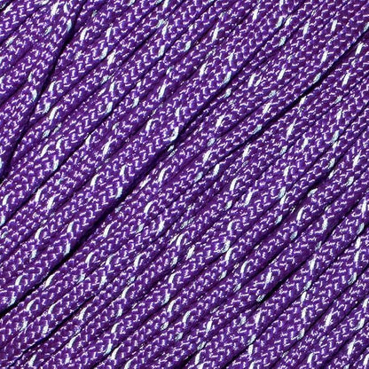 West Coast Paracord – 95 Tensile Strength - 1 Strand Reflective Paracord (50 Feet, Purple)