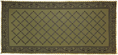 Stylish Camping L118187WL 8-feet by 18-feet LED Illuminated Patio Mat - Outdoor Patio Brown/Beige RV Camping Mat