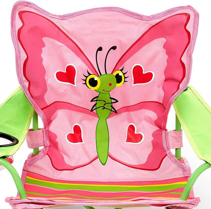 Melissa & Doug Bella Butterfly Child's Outdoor Chair (Frustration-Free Packaging)