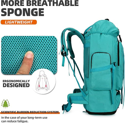100L Hiking Backpacks Men Women Tactical Gear Back Pack Molle Bag Rucksack