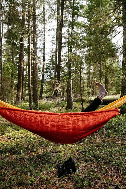 KAMMOK Firebelly 30°F - Down Trail Quilt, Water Resistant, Durable, Compact and Packable, Indoor/Outdoor Camp Blanket (88 in × 54 in),