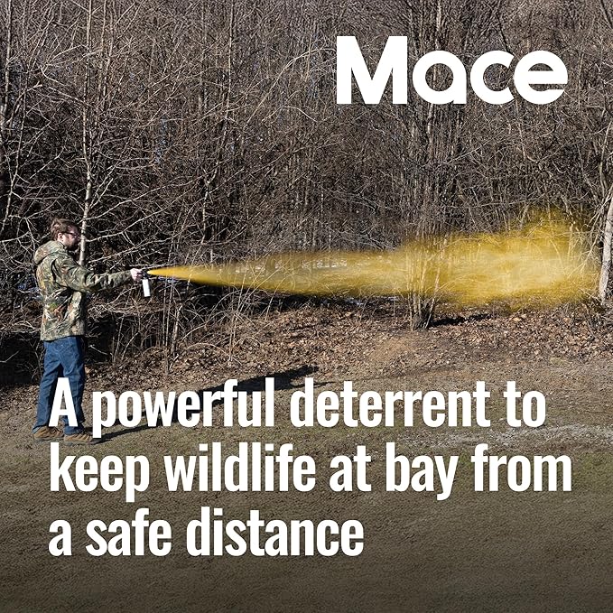 Mace Animal Repellent Sprays - Guard Alaska Bear Spray & Muzzle Dog Repellent Spray, EPA Registered, Outdoor Safety & Self Defense Protection for Hiking, Camping, & Animal Encounters