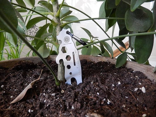UST Tool-a-Long Multi-Tool Carabiners with Durable, Compact Stainless Steel Construction for Hiking, Kayaking, Camping, Travel and Outdoor Survival