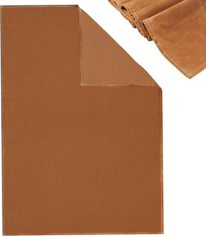 MonsterMat Waxed Cotton Canvas Mat All-in-One Solution for Protecting Surfaces & Enhancing Creative Experiences - Multi-Functional Mat & Waterproof Canvas Mat - Perfect for Indoor & Outdoor use