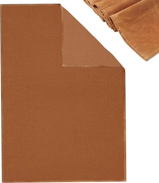 MonsterMat Waxed Cotton Canvas Mat All-in-One Solution for Protecting Surfaces & Enhancing Creative Experiences - Multi-Functional Mat & Waterproof Canvas Mat - Perfect for Indoor & Outdoor use