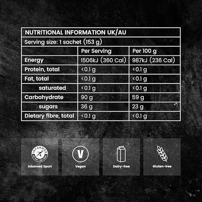 Precision Fuel 90 Energy Gels - Mild Flavour Running Gels for Endurance Athletes, 90g Carbohydrate, Easy-to-Digest, Perfect for Running & Long-Duration Sports, 153g (Pack of 10)