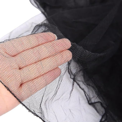 Black DIY Mosquito Net Fabric | 10x20 FT Netting | Insect Cover for Garden, Patio, Outdoor & Windows | Multiple Sizes in Black, White & Green | Raised Bed Screen Mesh Barrier